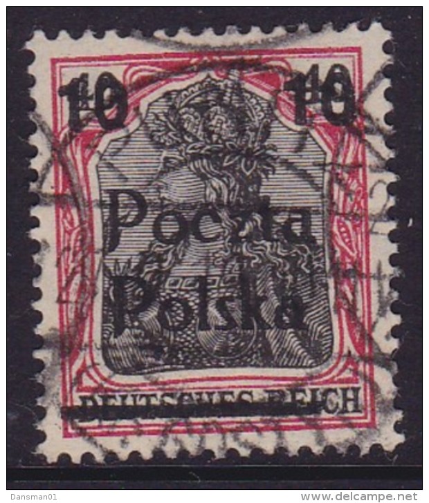 POLAND 1919 Poznan Fi 70 B4 Used - Usati