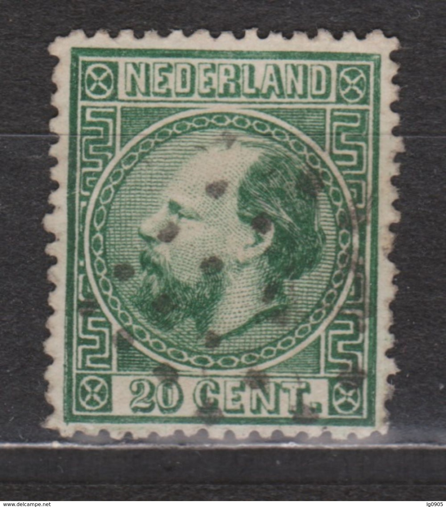 NVPH Nederland Netherlands Pays Bas Niederlande Holanda 10 Used ; Koning King Rey Roi Willem III 3e Emissie - Gebruikt