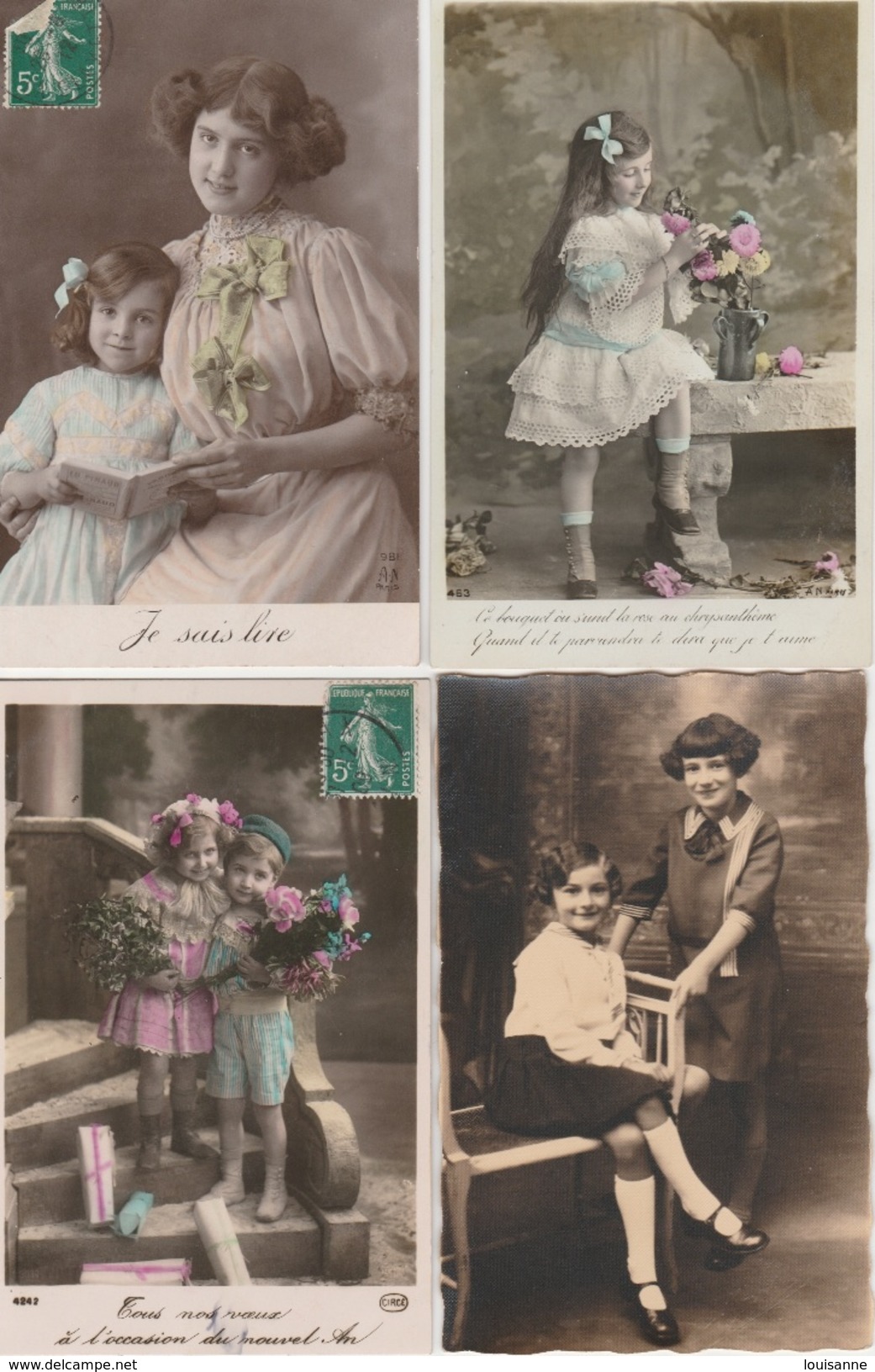 17 / 11 / 269  -  LOT  DE  20  CP  FANTAISIE  ENFANTS  - Toutes Scanées - 5 - 99 Postcards