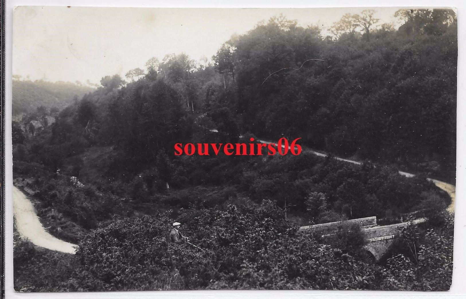 50 - Environs Ducey - Carte Photo -vallée Du Lait , Jour De Traçage , Implantation Du 1 Ier Pont  - Ttb - Autres & Non Classés