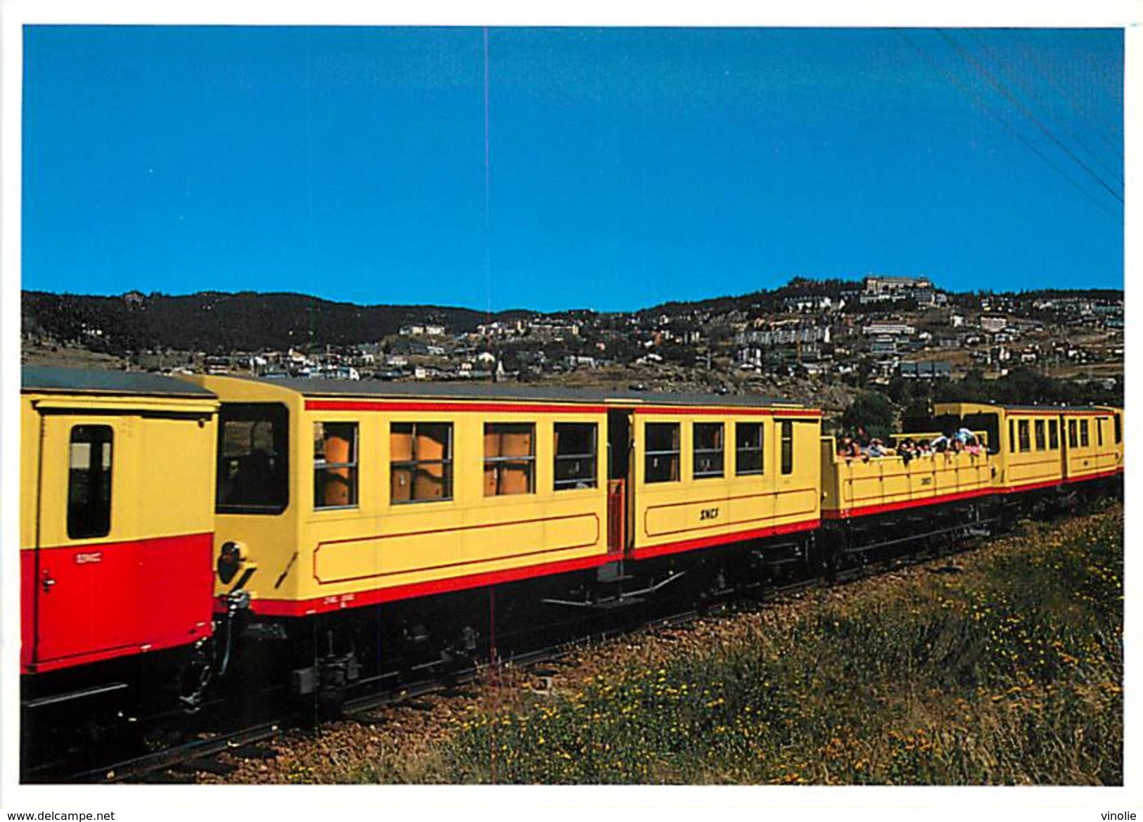 PIE 17-FL-8879 :  LIGNE DE CHEMIN DE FER  LE TRAIN JAUNE.  FONT-ROMEU - Autres & Non Classés