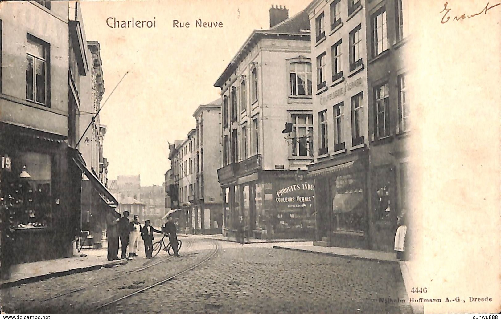 Charleroi - Rue Neuve (animée, Wilhelm Hoffmann) - Charleroi