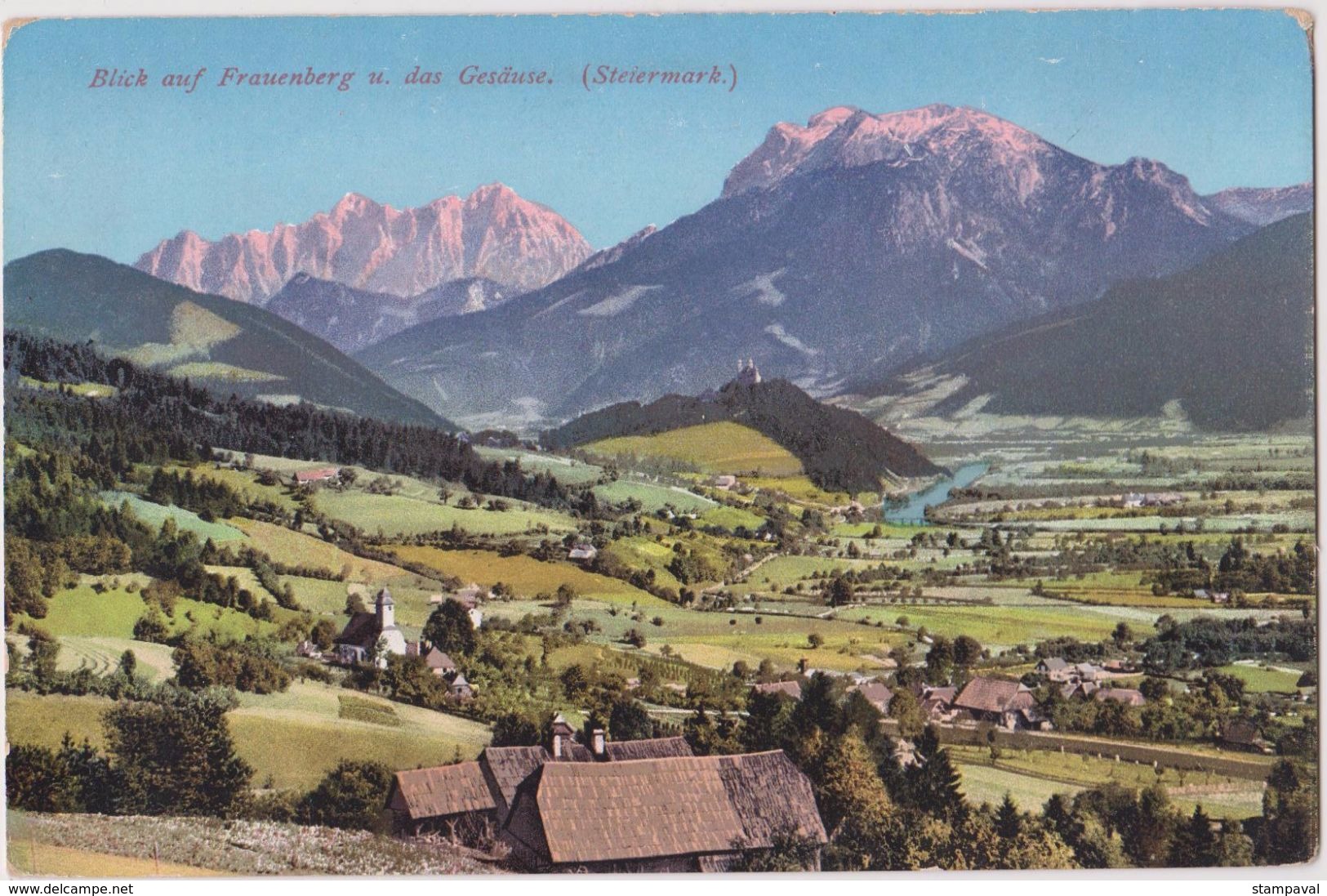 BLICK AUF FRAUENBERG U. DAS GESAUSE  - STEIERMARK - N° 8611 - Gesäuse