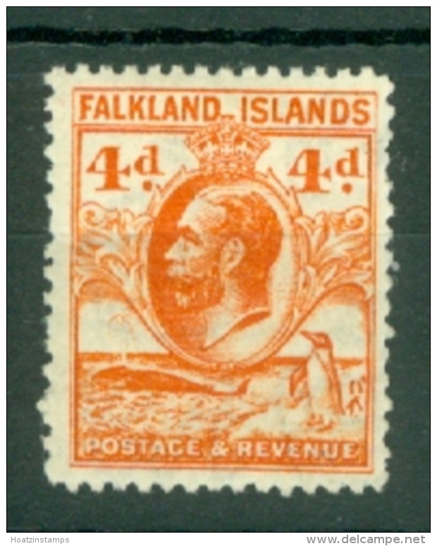 Falkland Is: 1929/37   KGV - Pictorial   SG120    4d     MH - Falklandinseln