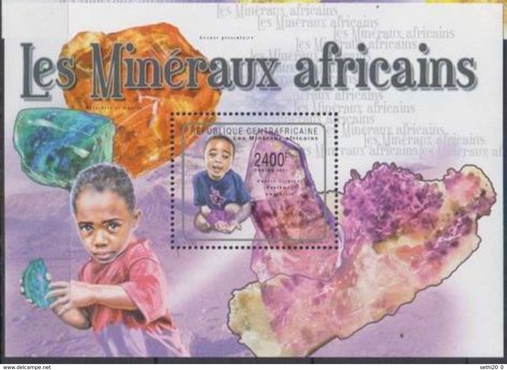 Centrafrique  2011 Minerals Minéraux - Minéraux