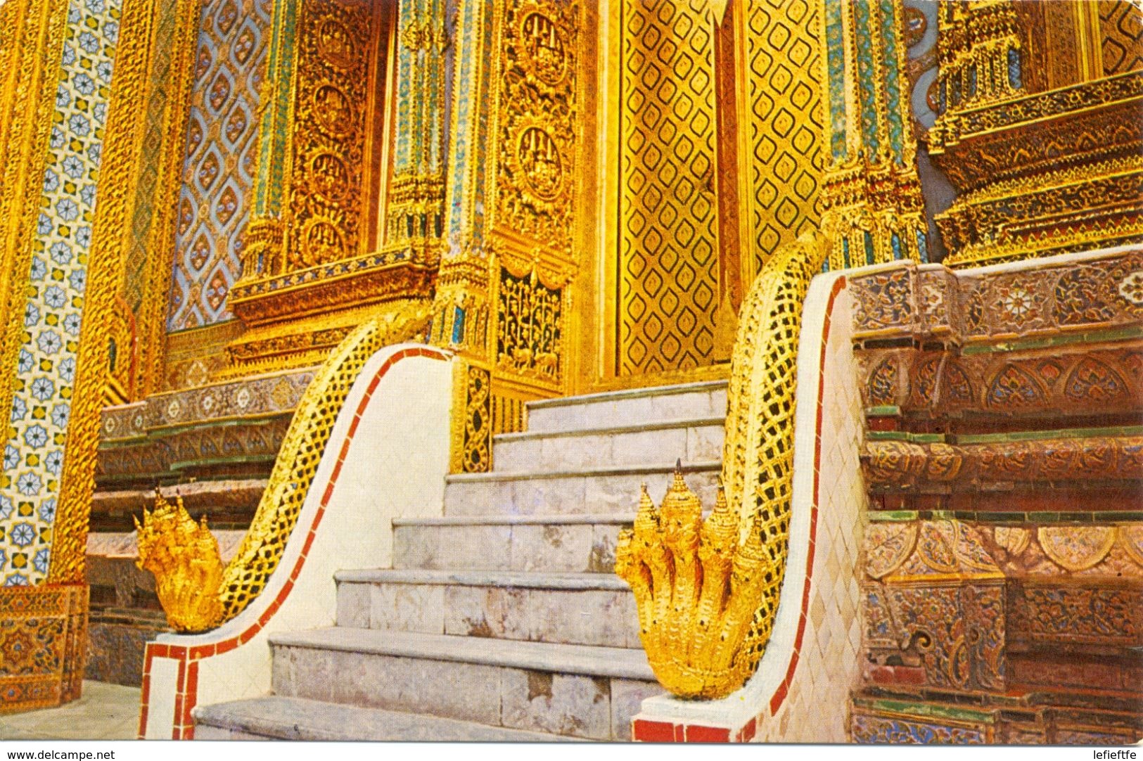 Thaïlande - Bangkok - Staircase Of Pasad Phra Deppitara In The Emerald Buddah Temple - Thaï Silpa - - Tailandia