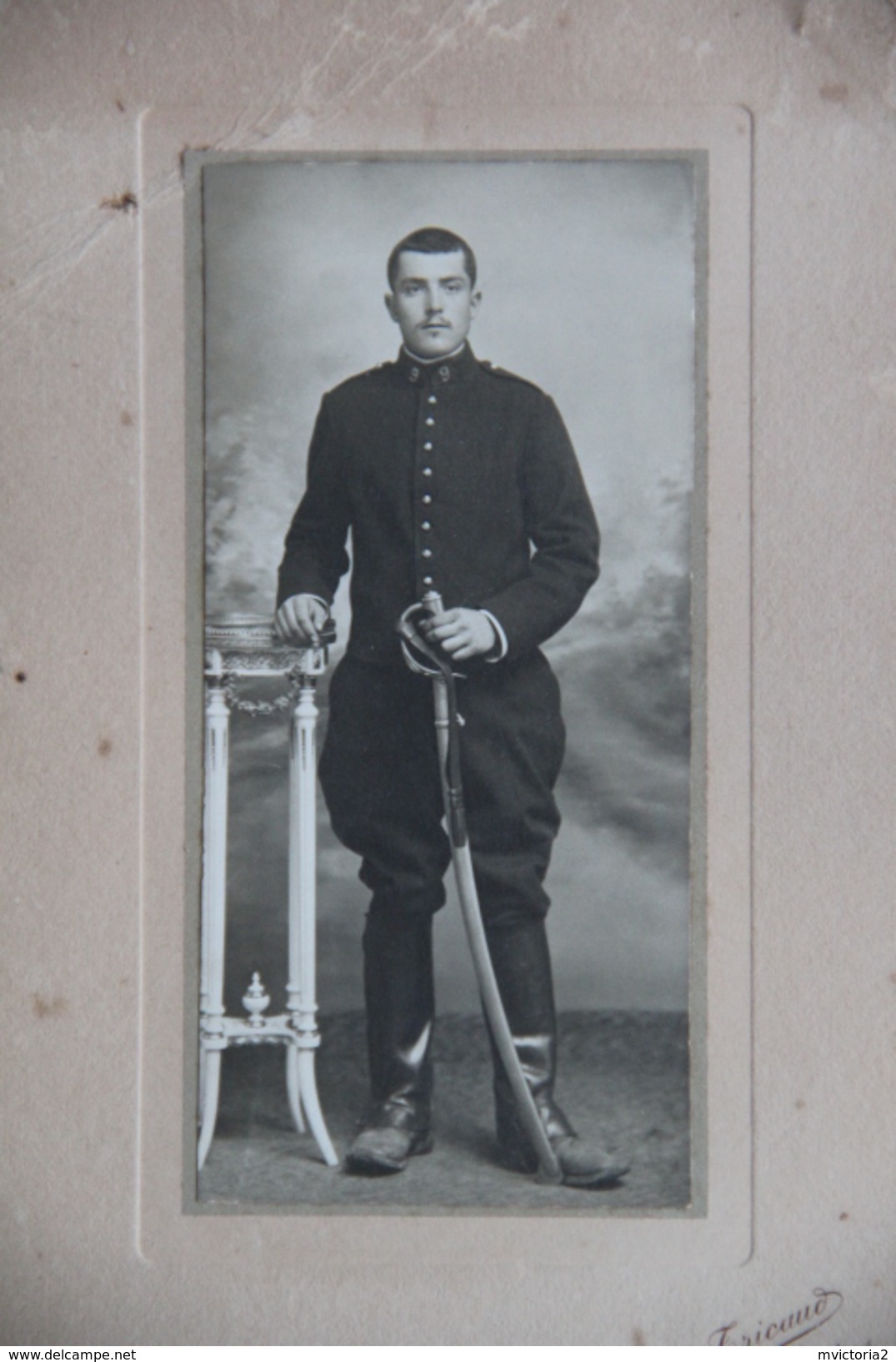 Photographie D'un Militaire Prise à CASTRES - Guerre, Militaire