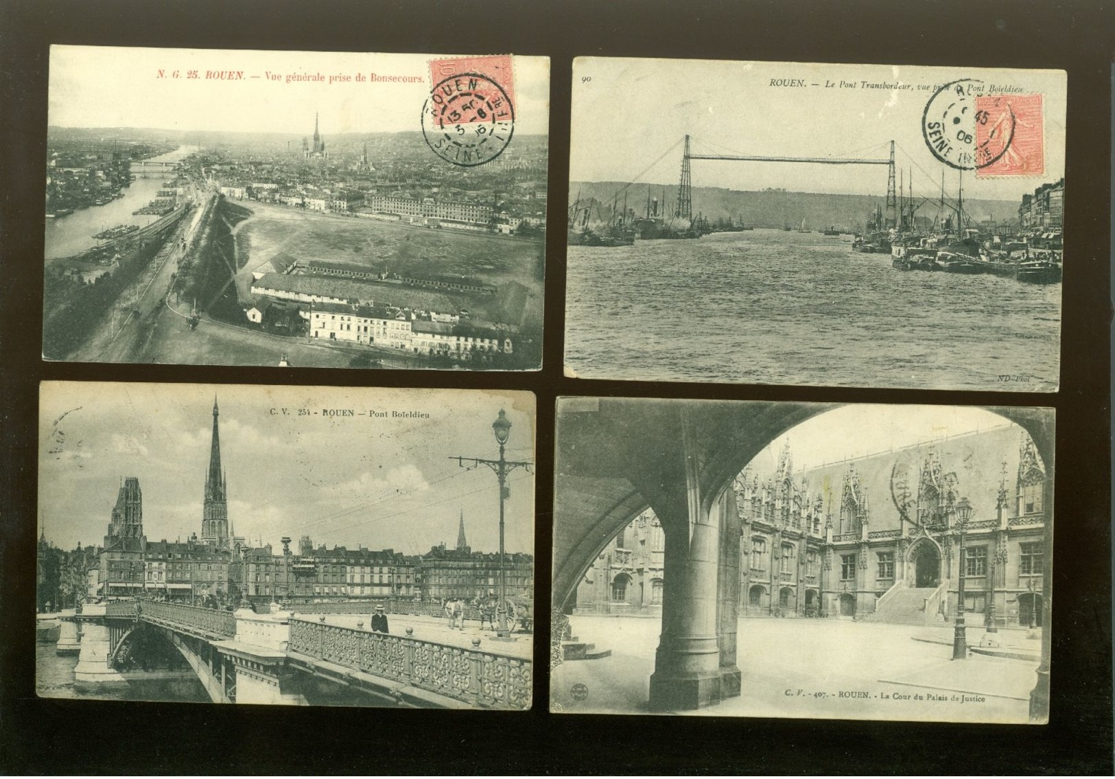 Lot De 60 Cartes Postales De France  Rouen   Lot Van 60 Postkaarten Van Frankrijk  Rouen - 60 Scans - 5 - 99 Cartes