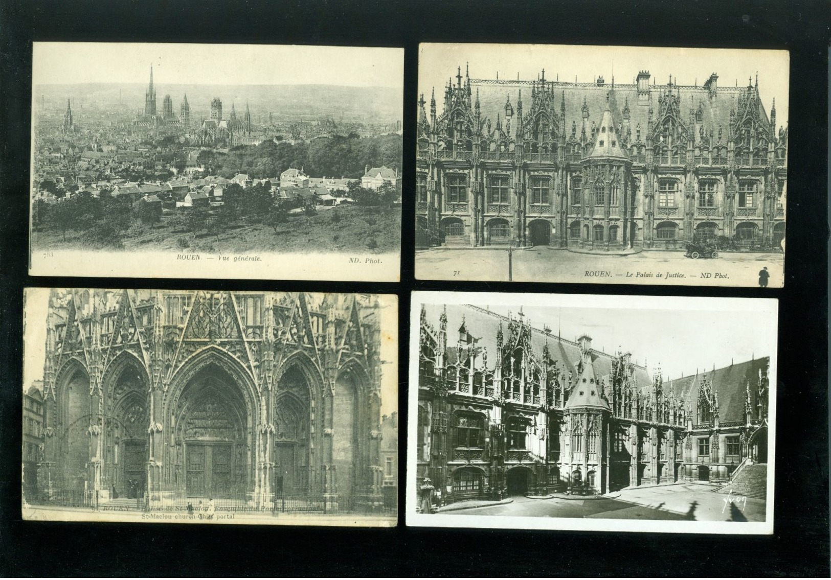 Lot de 60 cartes postales de France  Rouen   Lot van 60 postkaarten van Frankrijk  Rouen - 60 scans