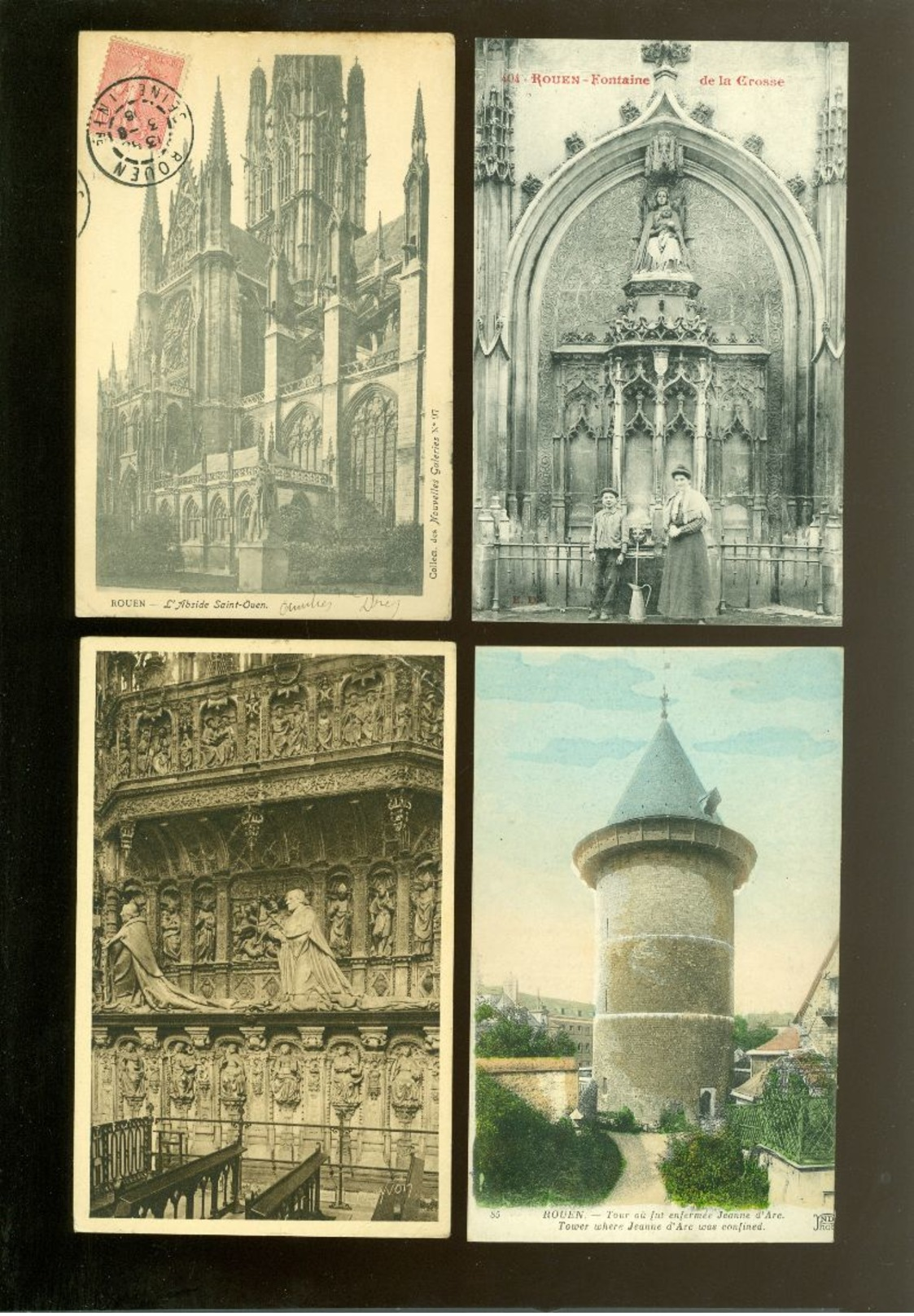Lot de 60 cartes postales de France  Rouen   Lot van 60 postkaarten van Frankrijk  Rouen - 60 scans