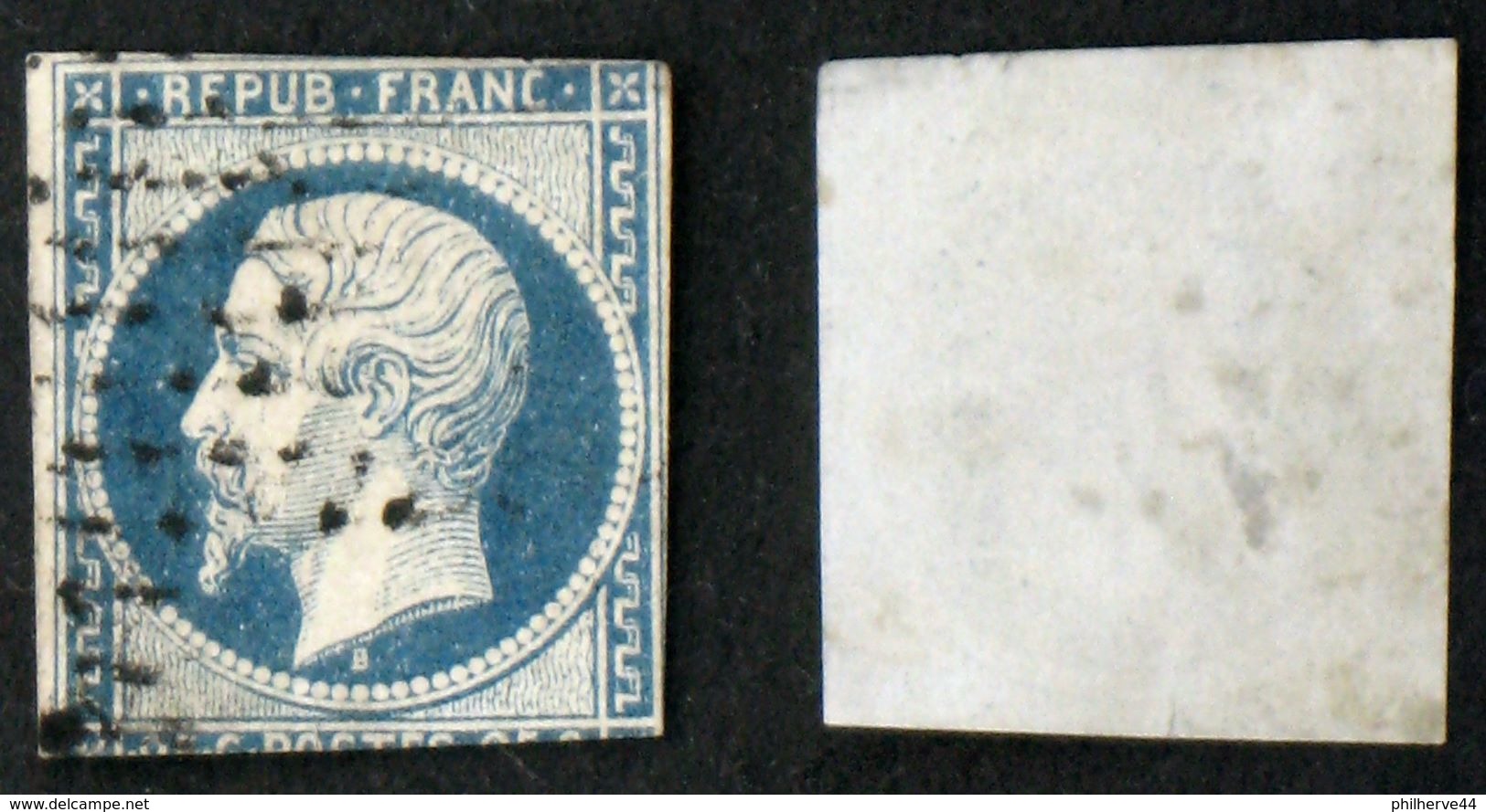 N° 10 25c NAPOLEON REPUB Déf. Cote 45€ - 1852 Louis-Napoleon