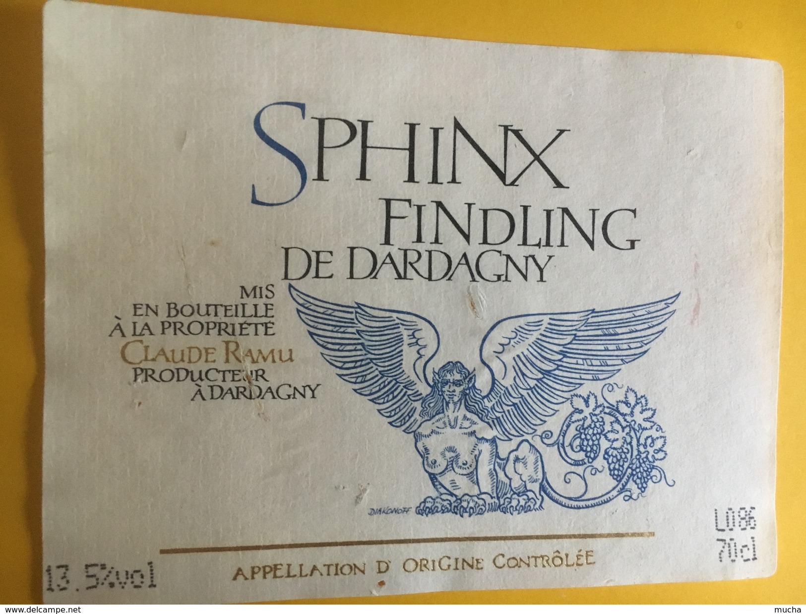 5199 - Sphinx Findling De Dardagny Suisse Artiste Diakonoff - Art