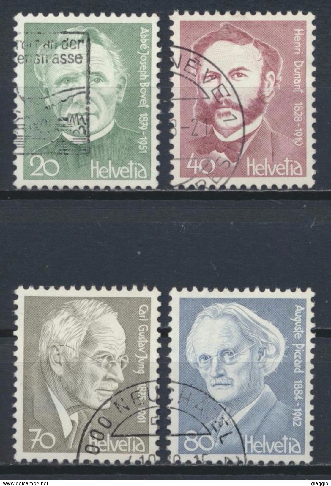 °°° SVIZZERA  Y&T N°1067/70 - 1978 °°° - Used Stamps