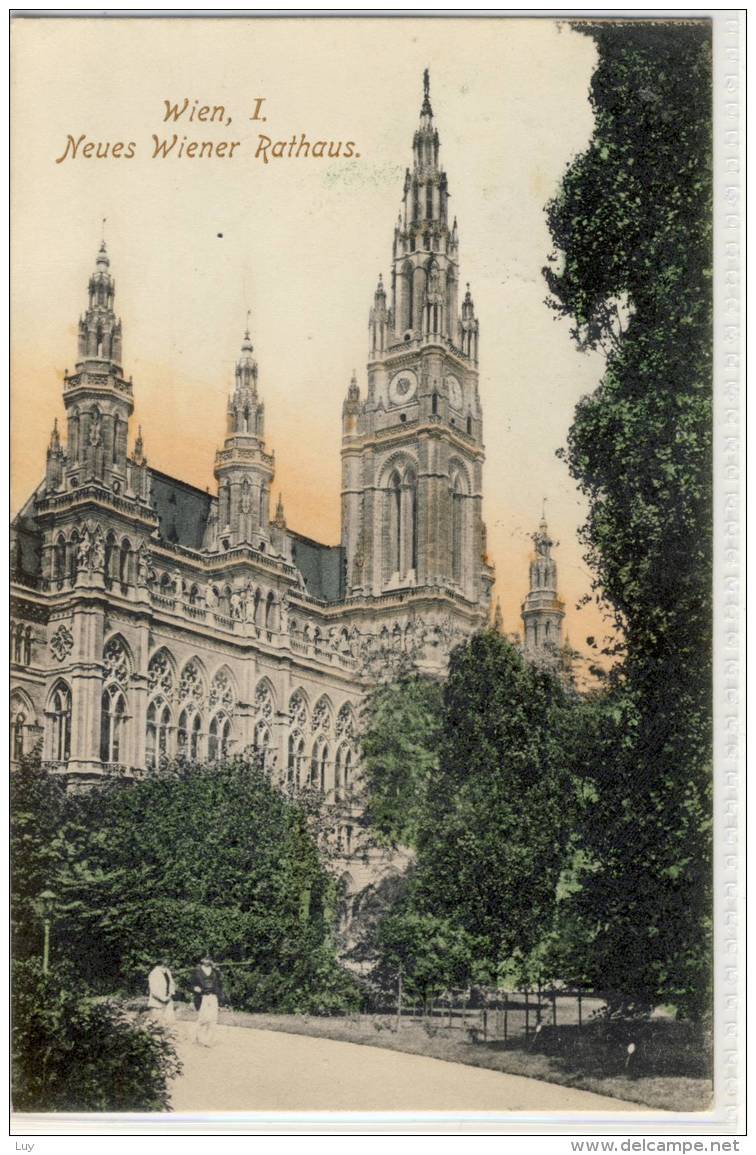 WIEN I. NEUES WIENER RATHAUS  1919 - Wien Mitte