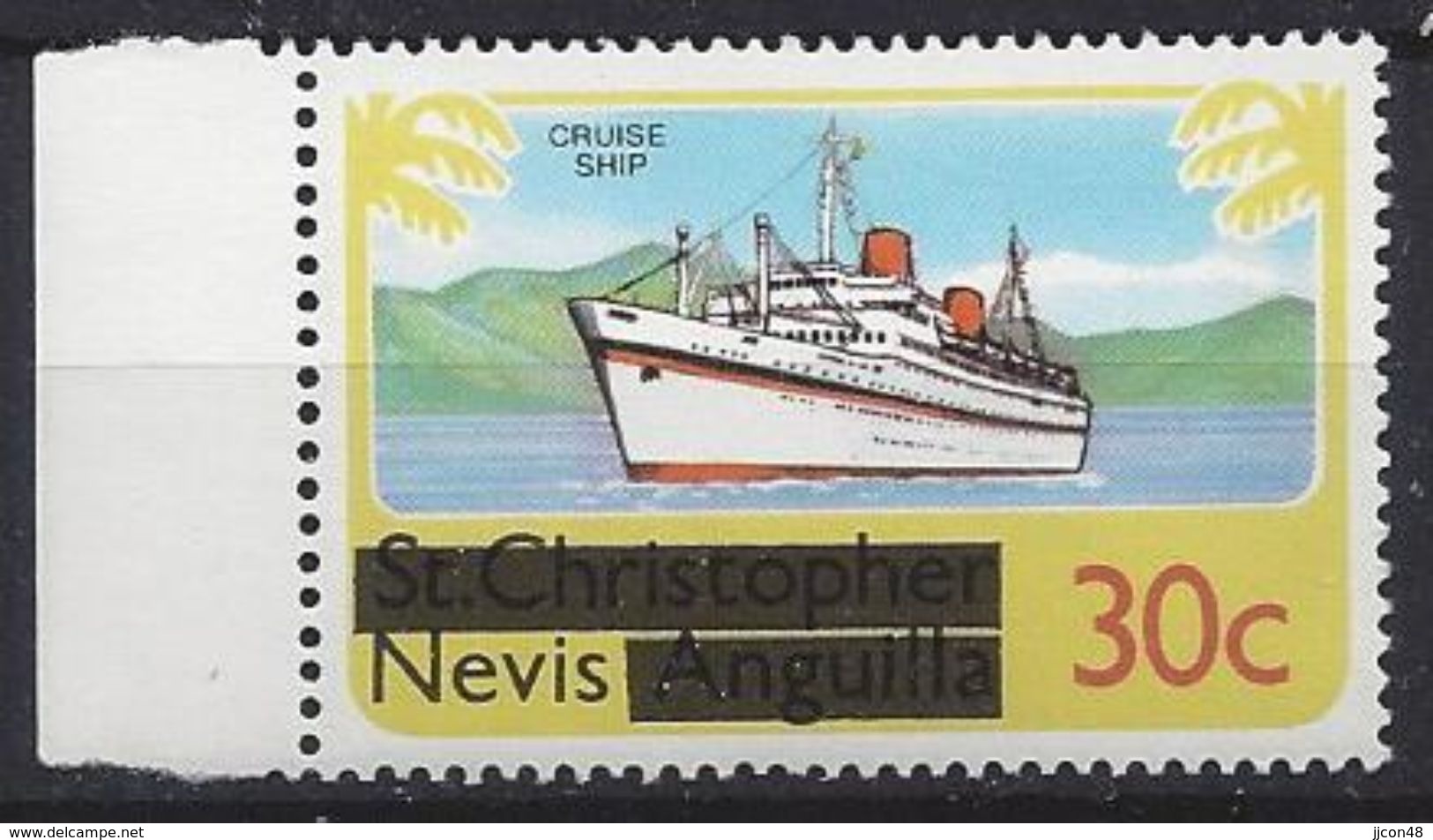 Nevis  1980 Overprints 30c (**) MNH - St.Kitts And Nevis ( 1983-...)