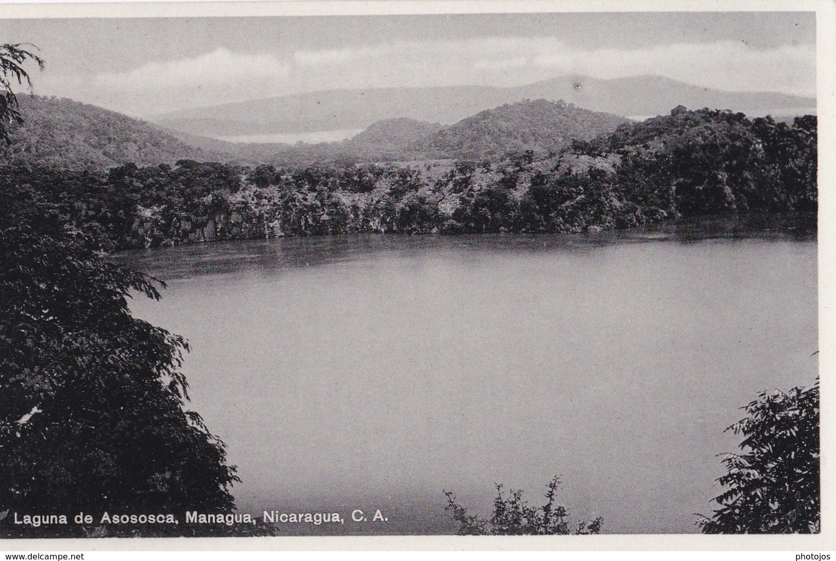 Post Card :  Managua   (Nicaragua) Laguna De Asososca       By ??? - Nicaragua