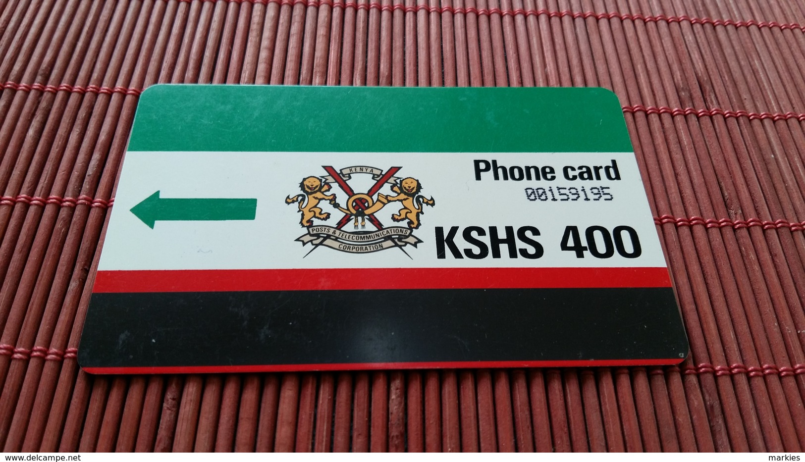 Phonecard Kenia 400 KSHS  Used Rare ! - Kenia