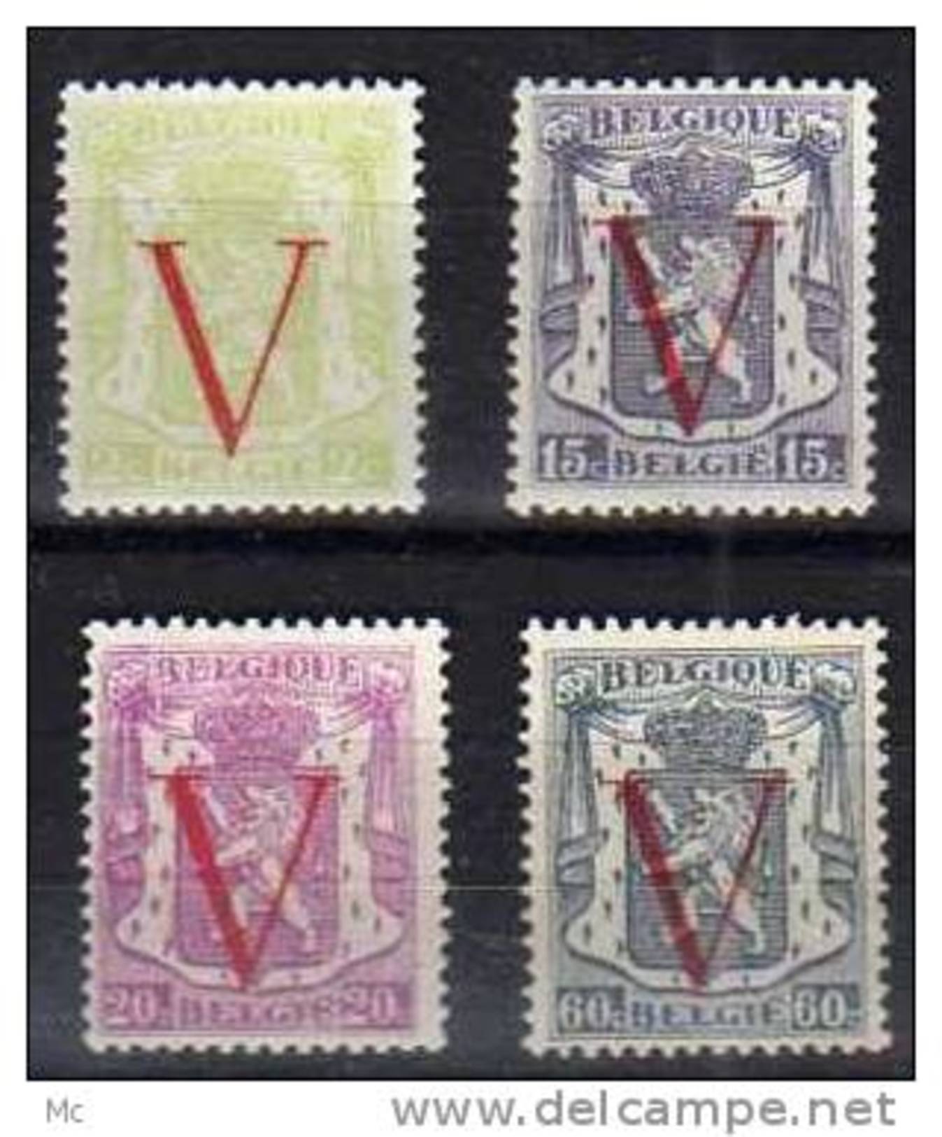 Belgique N° 670 / 673 Luxe ** - Neufs