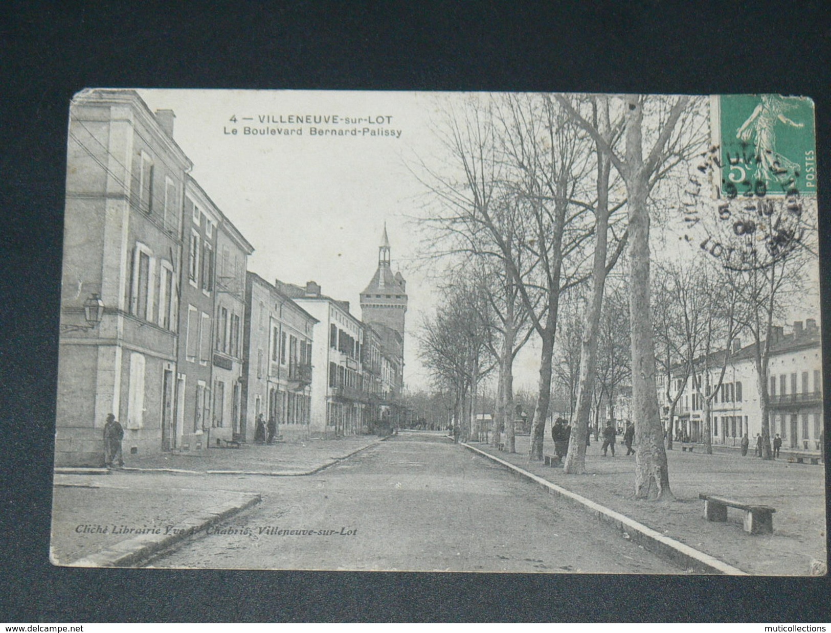 VILLENEUVE SUR LOT   1910   BOULEVARD BERNARD PALISSY       CIRC  EDIT - Villeneuve Sur Lot