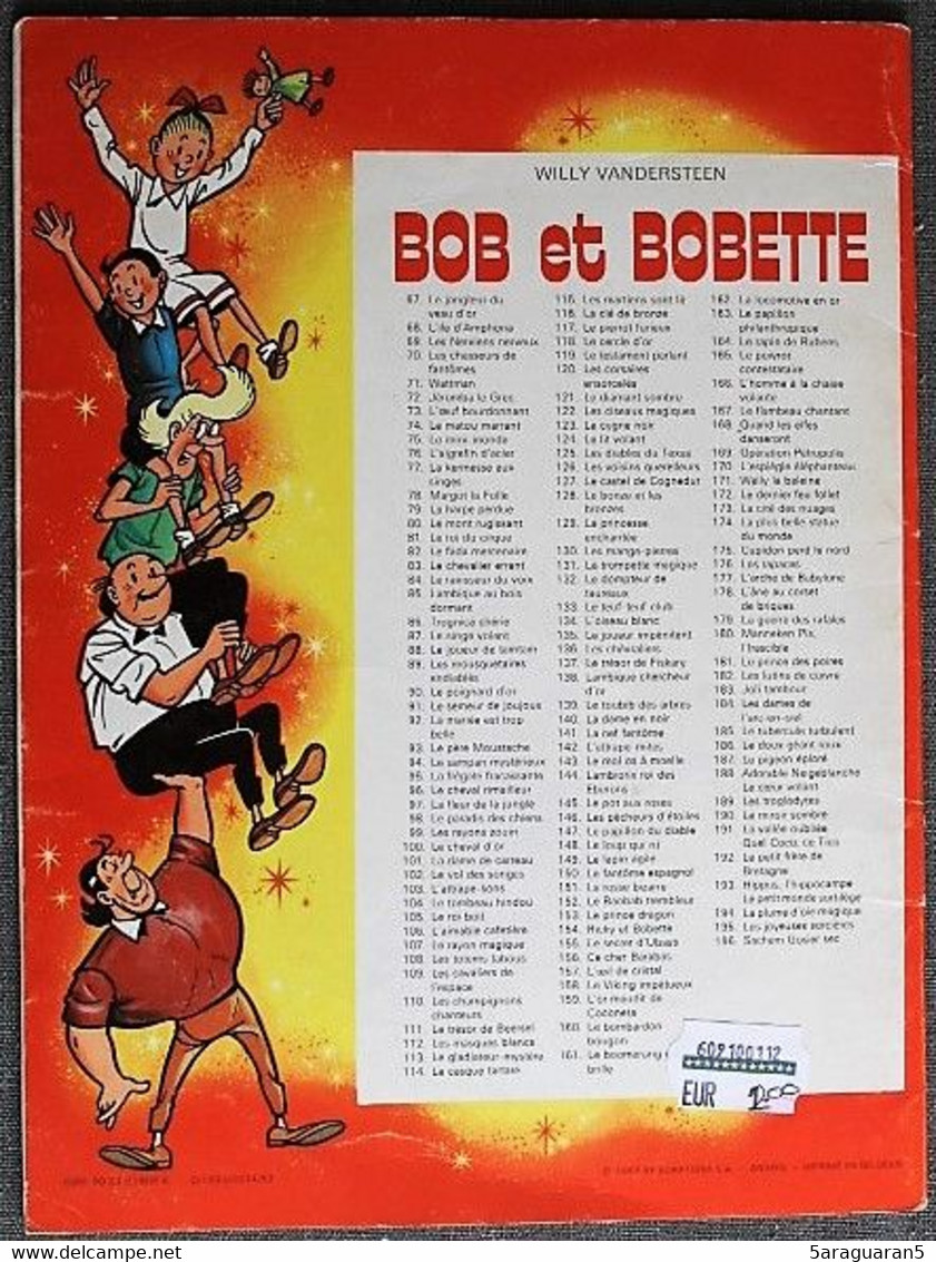 BD BOB ET BOBETTE - HS - L'île Inconnue - EO Publicitaire Presto Print 1983 - Bob Et Bobette