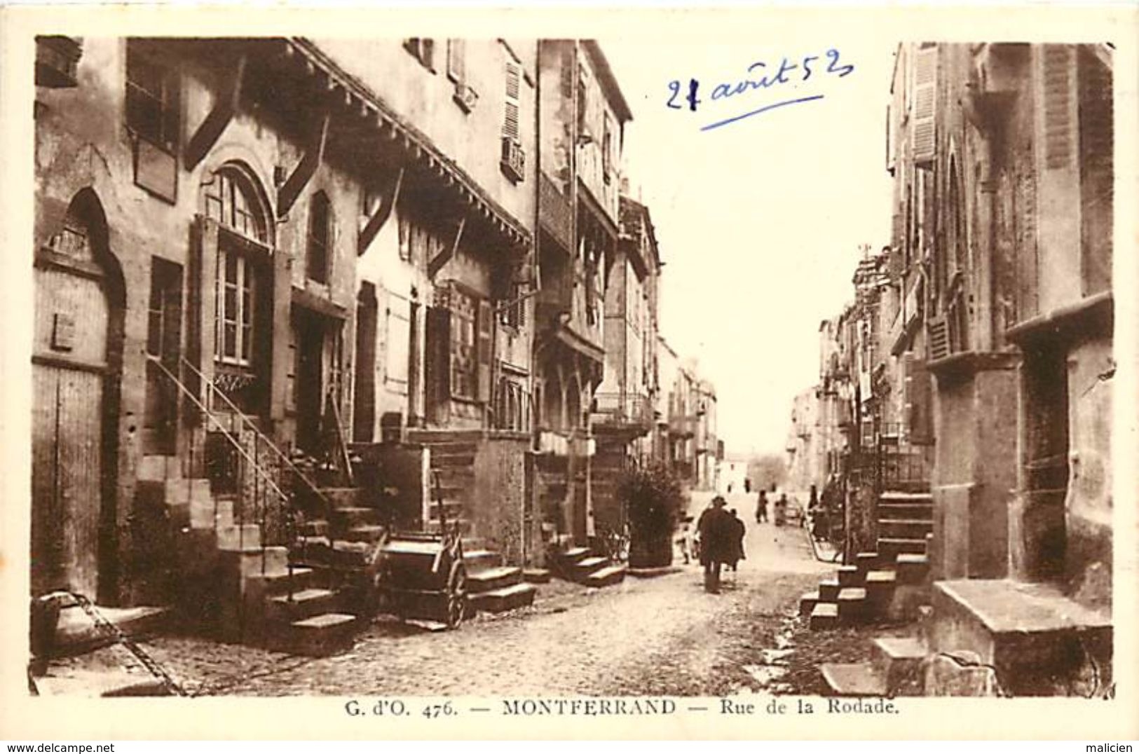 - Dpts Div.-ref-VV29- Puy De Dome - Monferrand - Rue De La Rodade - Carte Bon Etat - - Autres & Non Classés