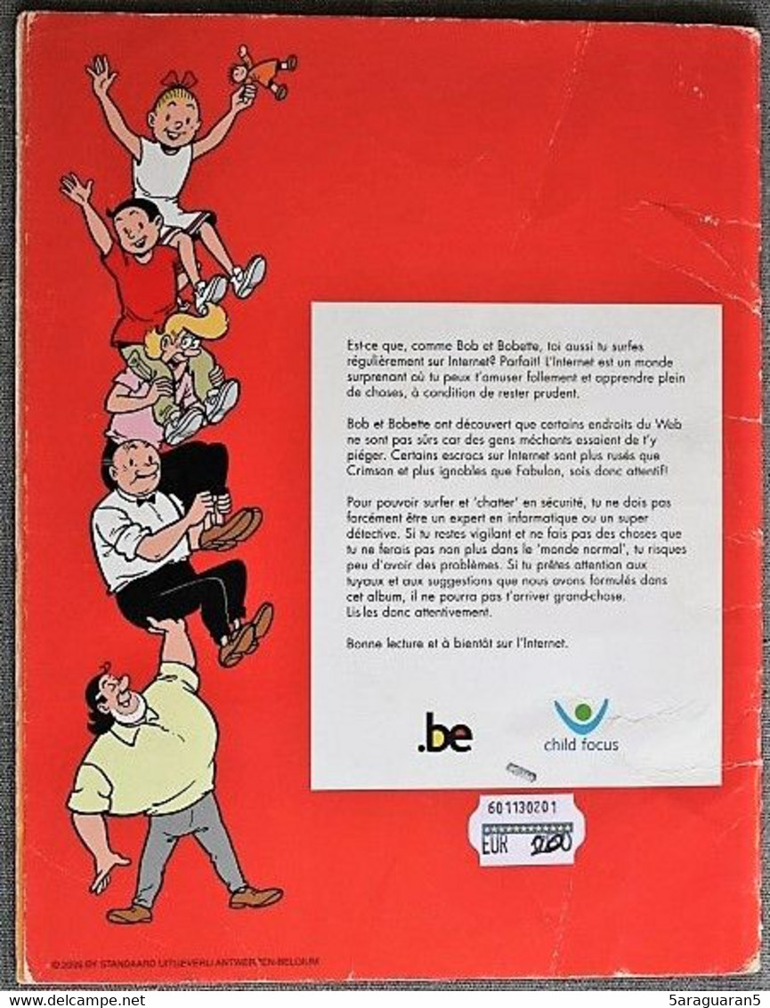 BD BOB ET BOBETTE - HS - Le Site Sinistre - EO 2005 Minsitère De L'emploi Belge - Bob Et Bobette