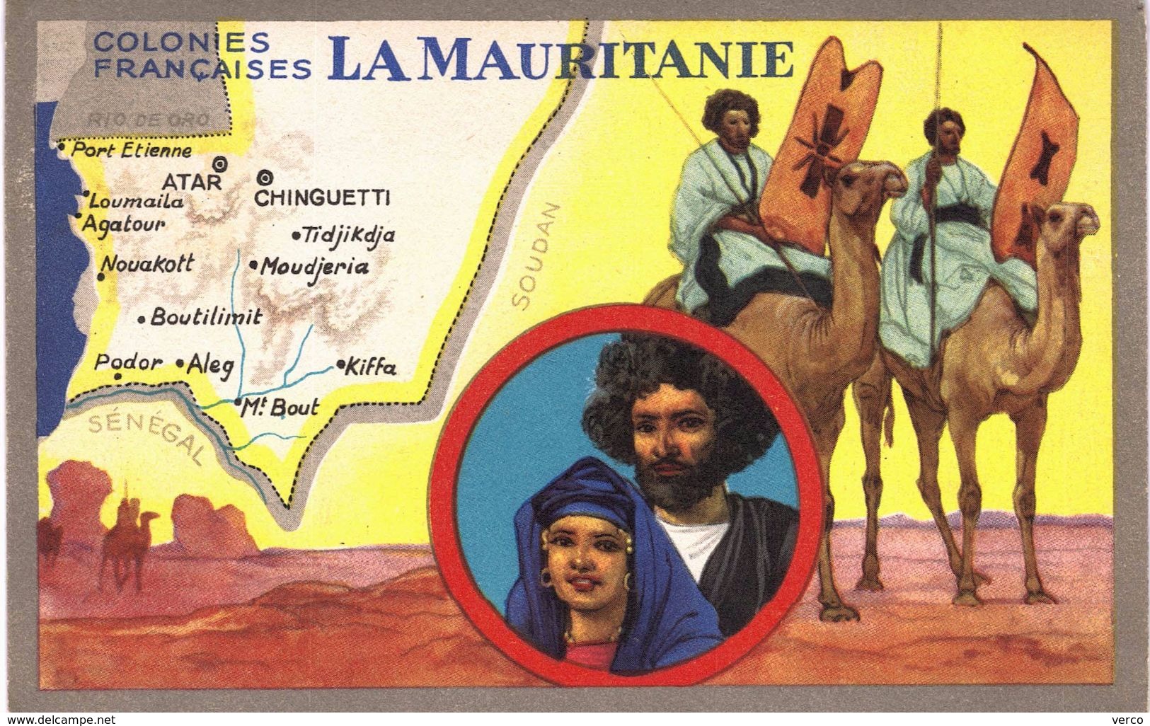 Carte Postale Ancienne De MAURITANIE - Mauritania