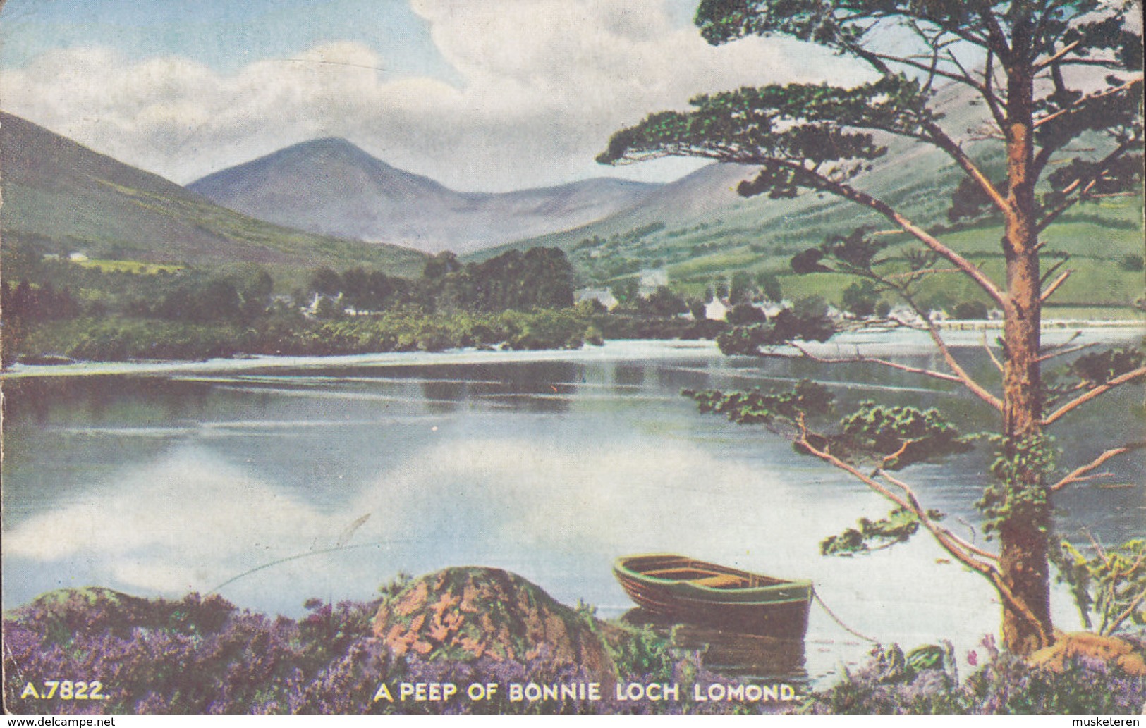 United Kingdom PPC Scotland A Peep Of Bonnie Loch Lomond 'The Best Of All' Series' HELENBURGH Dumbartonshire 1956 - Dunbartonshire