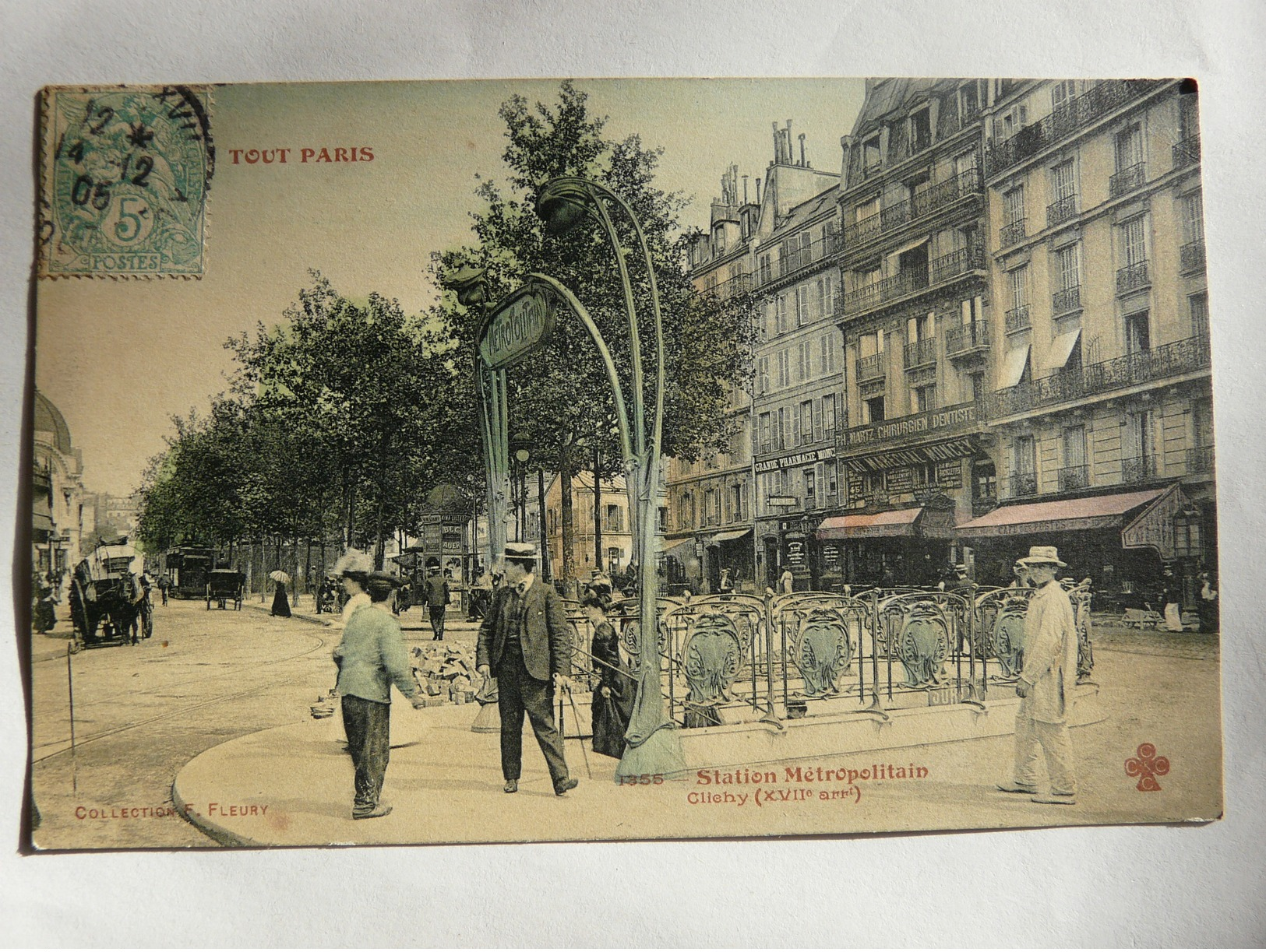 CPA6 - Carte Postale Ancienne CPA - Tout Paris Station Métropolitaine Clichy - Altri & Non Classificati