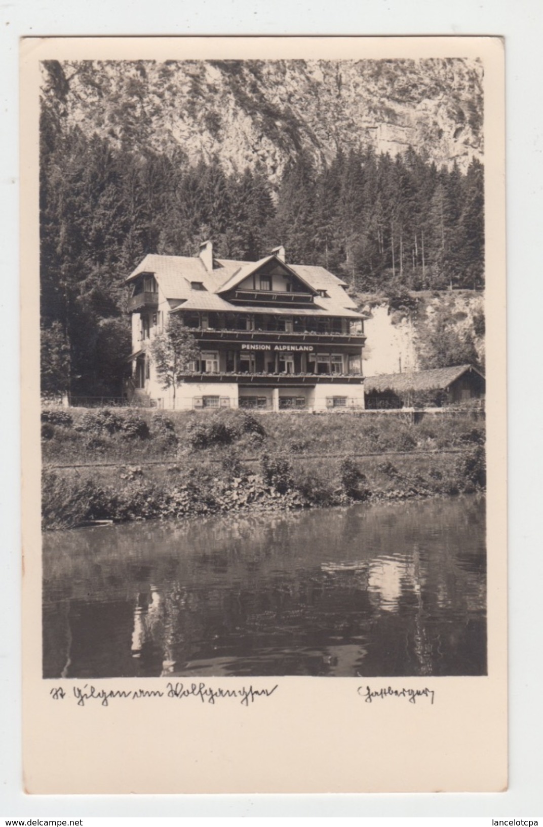 ST. GILGEN Vom WOLGANGSEE / PENSION ALPENLAND - St. Gilgen