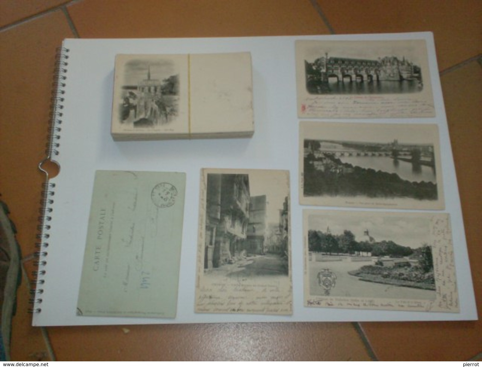 191117 Dep. 37 Indre Et Loire (beaucoup De Tours) / Lot De 50 CPA Dos Non Divisé (avant 1904) - 5 - 99 Postcards