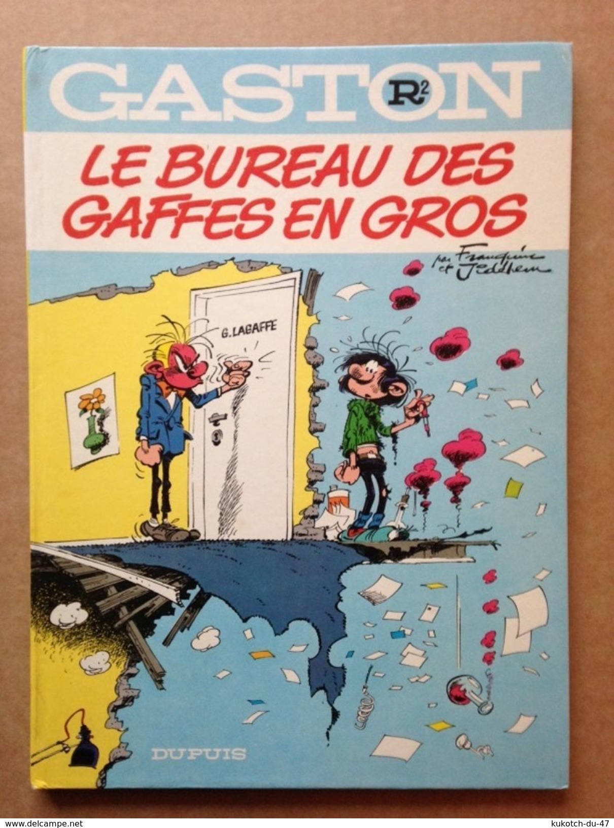BD Gaston - Le Bureau Des Gaffes En Gros - Franquin (1977) - Gaston