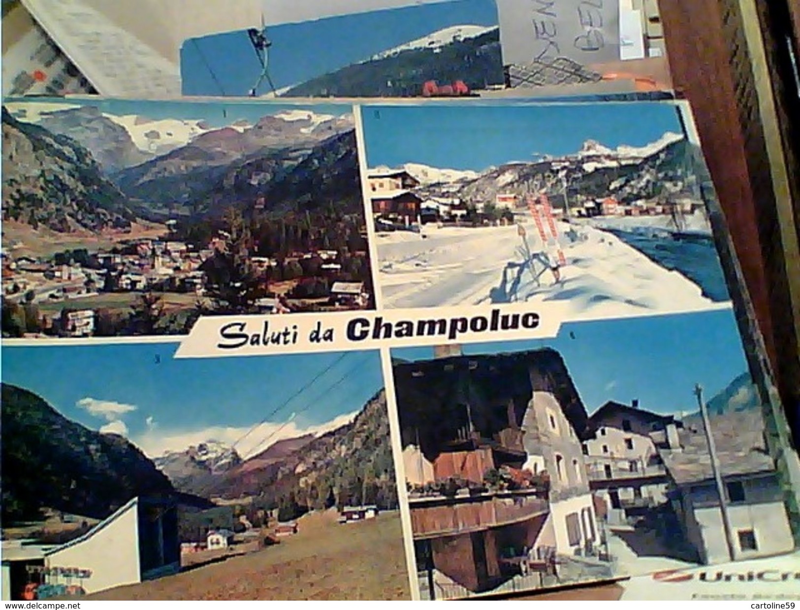 9 CARD VALLE D'AOSTA CHAMPOLUC VBN1961/80 GJ18398 - Altri & Non Classificati