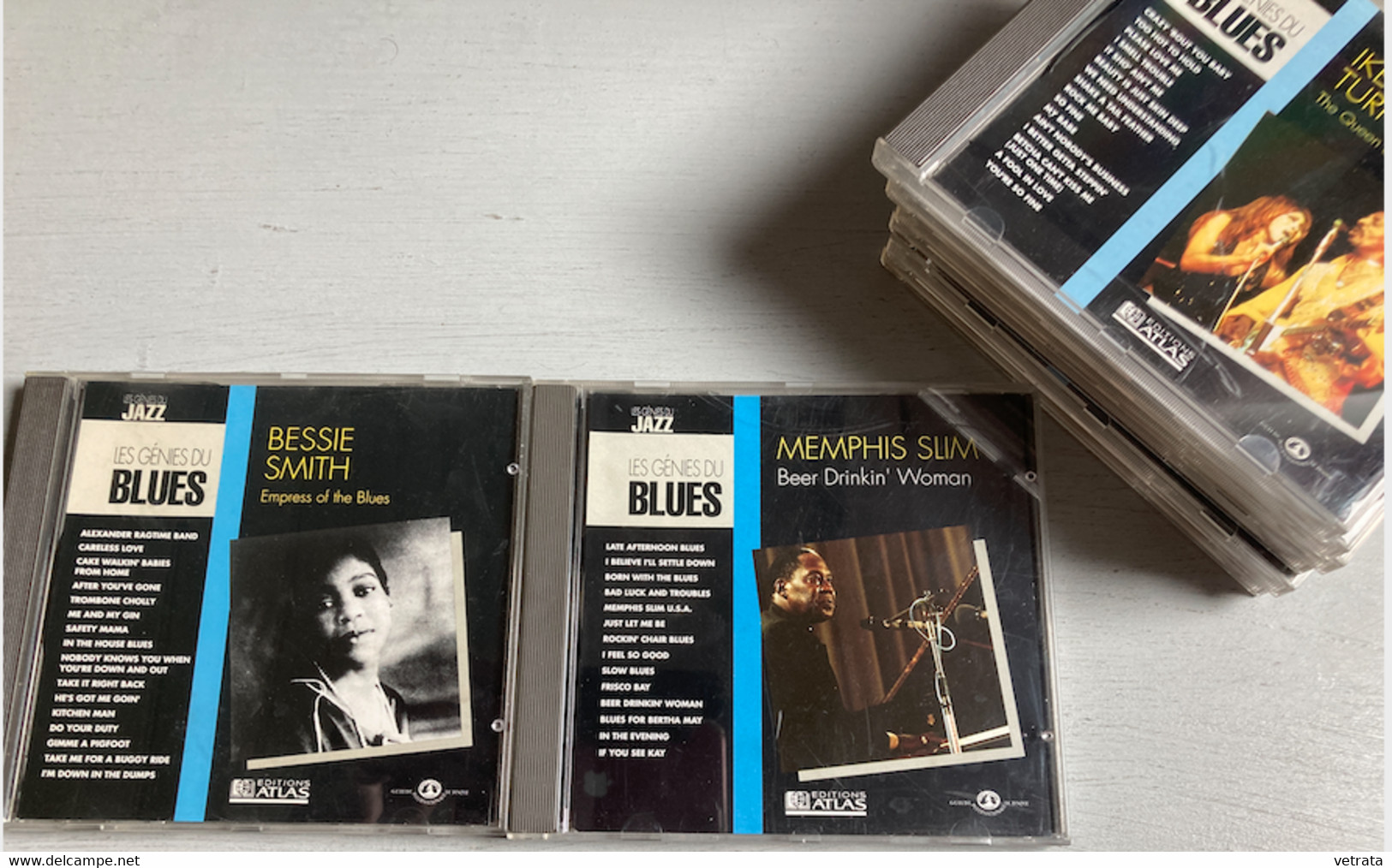 9 CD & 6 Fascicules Série Les Génies Du Blues / Atlas : Ike & Tina Turner/Little Richard/Joe Tex/Little Walter/Otis Rush - Blues