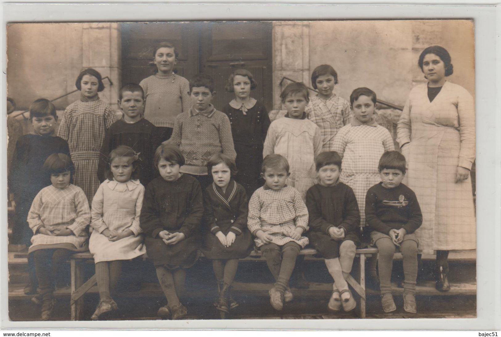 1 Carte Photo Les Clayes Sous Bois à Situer " école " - Les Clayes Sous Bois