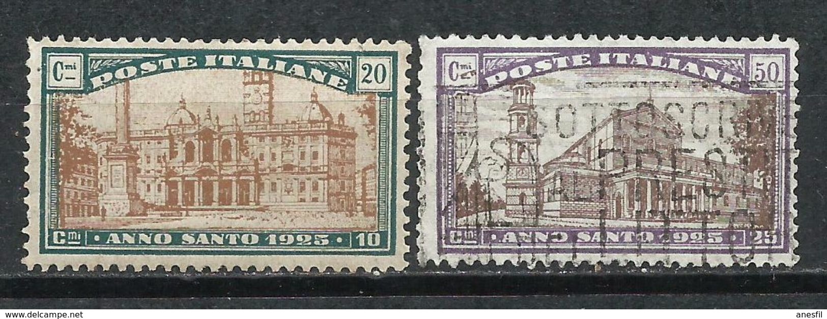 Italia. 1924. Conmemorativos Al Año Jubilar. 1925 - Used