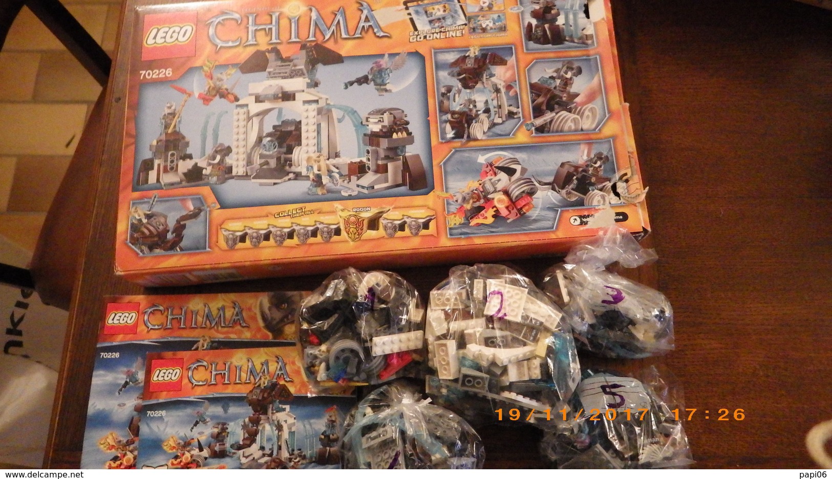 LEGO Chima . 70226   Forteresse Glacée Du Mammouth - Zonder Classificatie