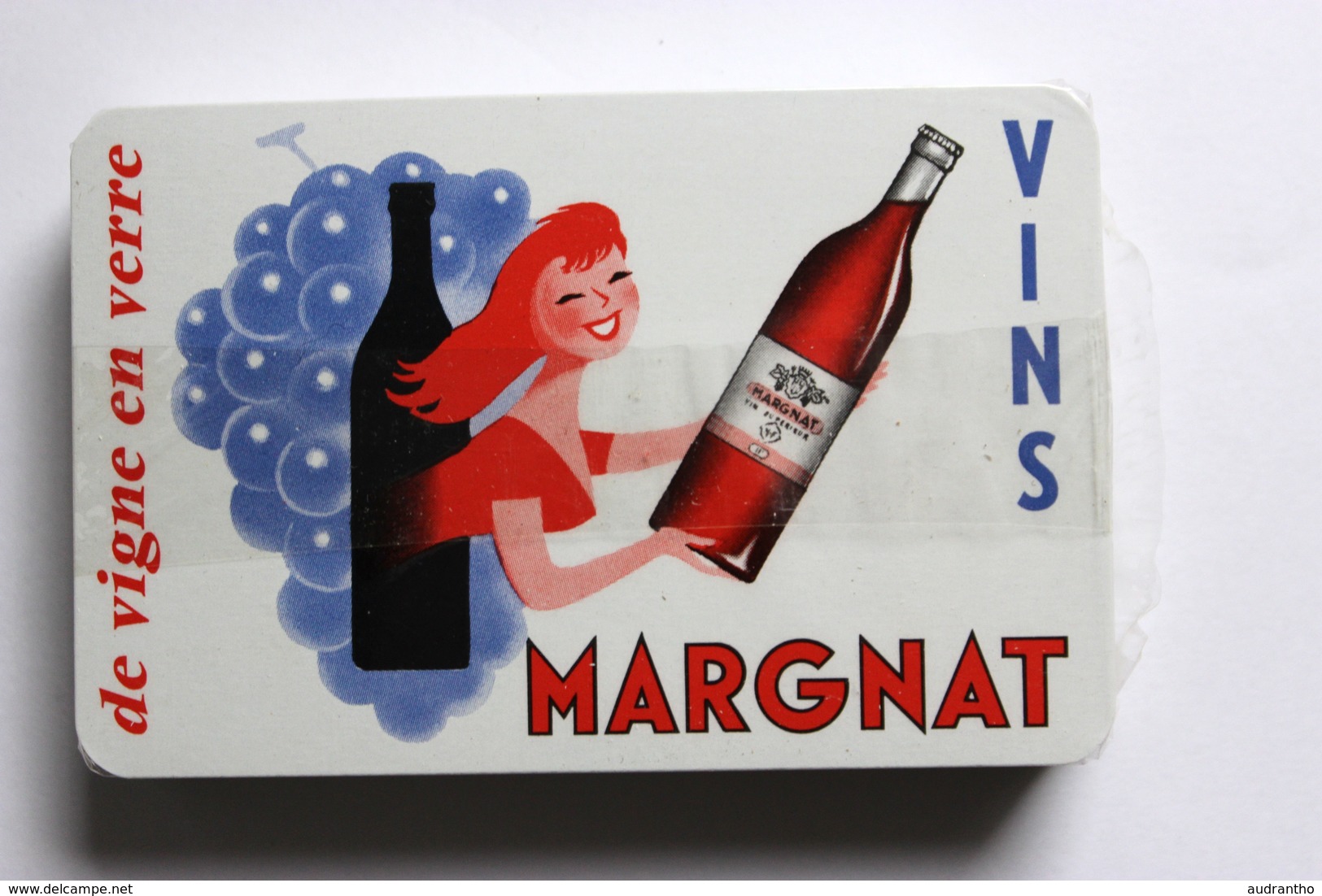 Ancien Jeu De Cartes à Jouer Publicitaire Vins MARGNAT Alcool Belote Piquet Manille - 32 Cartes