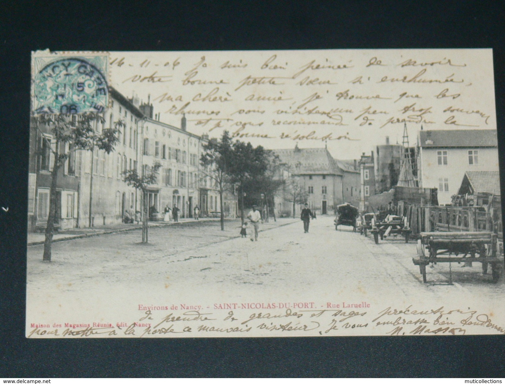 SAINT NICOLAS DU PORT   / ARDT   NANCY     1905    RUE LARUELLE   CIRC  EDIT - Autres & Non Classés