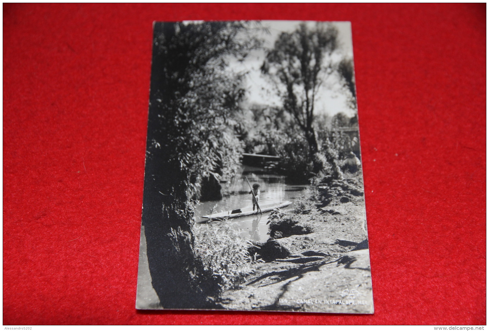 Mexico Ciudad Canal En Ixtapalapa Iztapalapa N 154 + Animation Rppc NV - Mexico