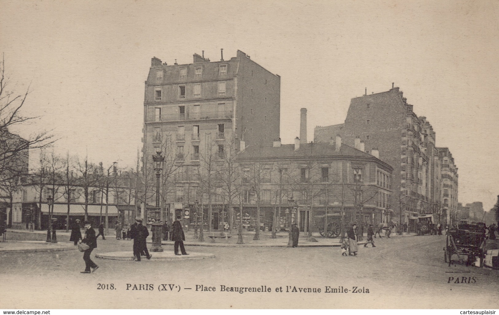 PARIS 15EME - Place Beaugrenelle Et L'Avenue Emile-Zola - Arrondissement: 15