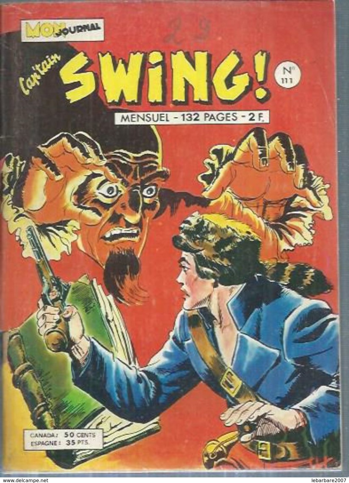 CAPTAIN SWING   N° 111  -  MON JOURNAL  1975 - Captain Swing