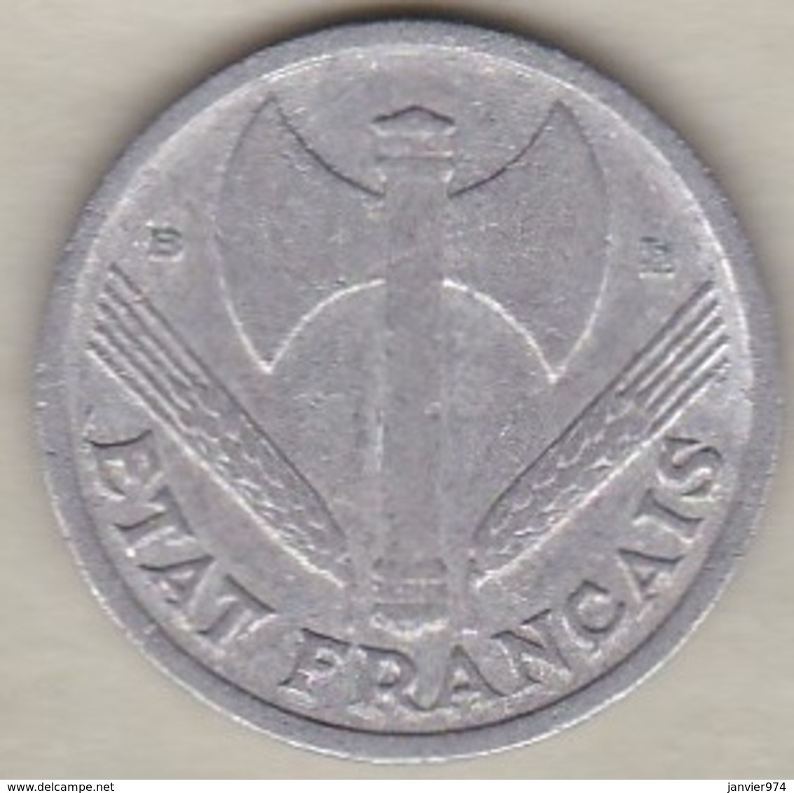 État Français  1 Franc 1944 B Beaumont Le Roger, Gadoury 471 - 1 Franc