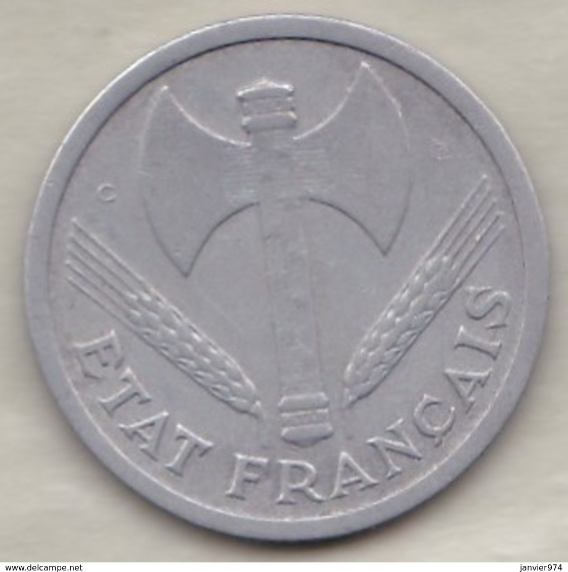 État Français  2 Francs 1944 C Castelsarrasin, Gadoury 536 - 2 Francs