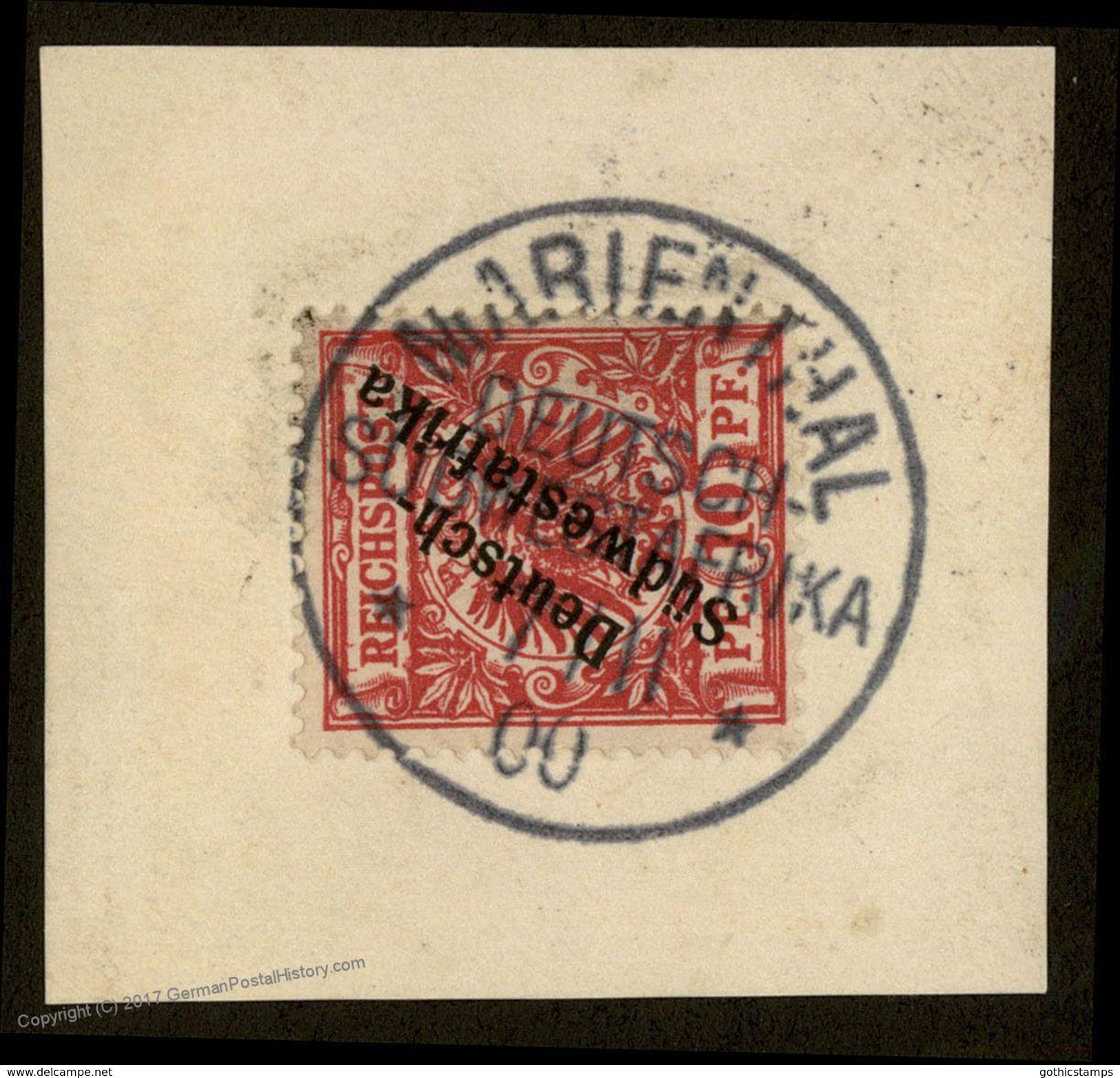 German SW Africa MARIENTHAL DSWA Expertized Czimmek 78494 - Autres & Non Classés