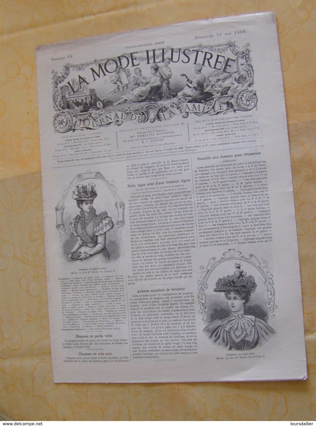 LA MODE ILLUSTREE 1898 - Revistas - Antes 1900