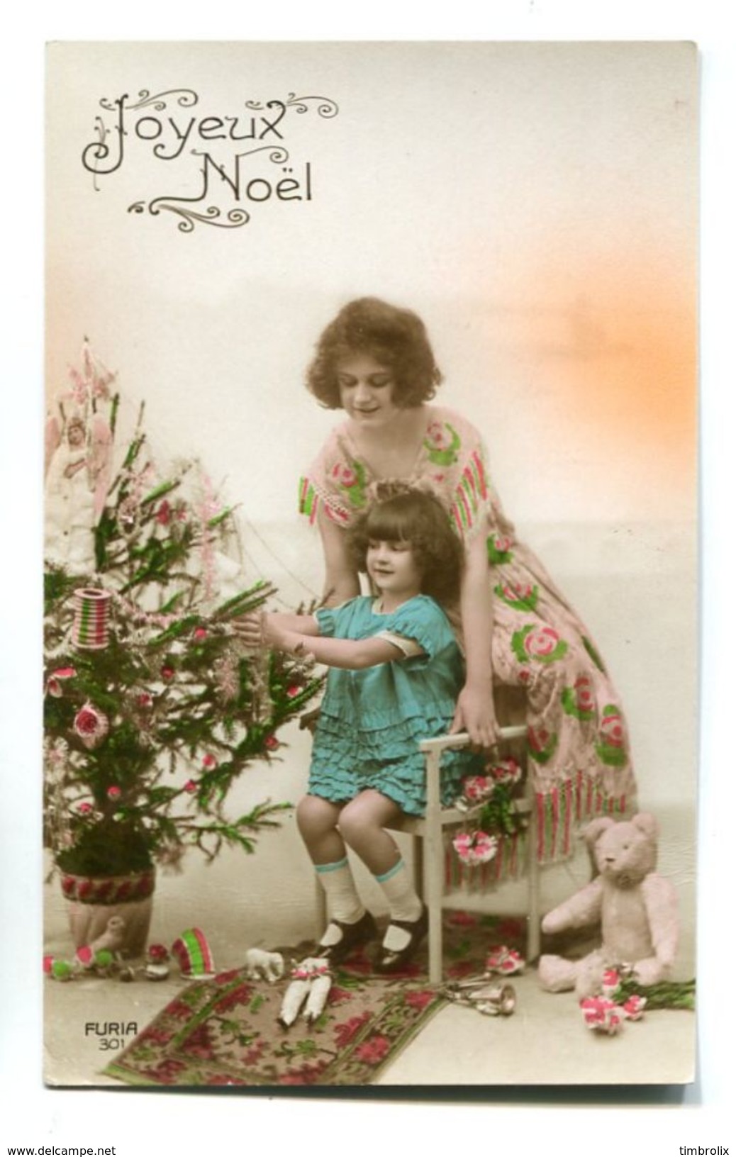 CP > HEUREUX ET JOYEUX NOËL > Lot De 6 Cartes-Postales Sur Le Thème Des : Enfants à Noël - Autres & Non Classés