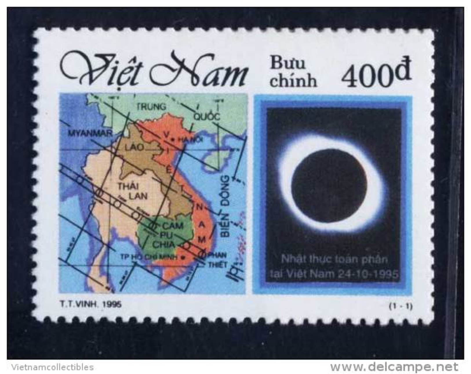 Vietnam Viet Nam MNH Perf Stamp 1995 : Total Solar Eclipse (Ms721) - Vietnam