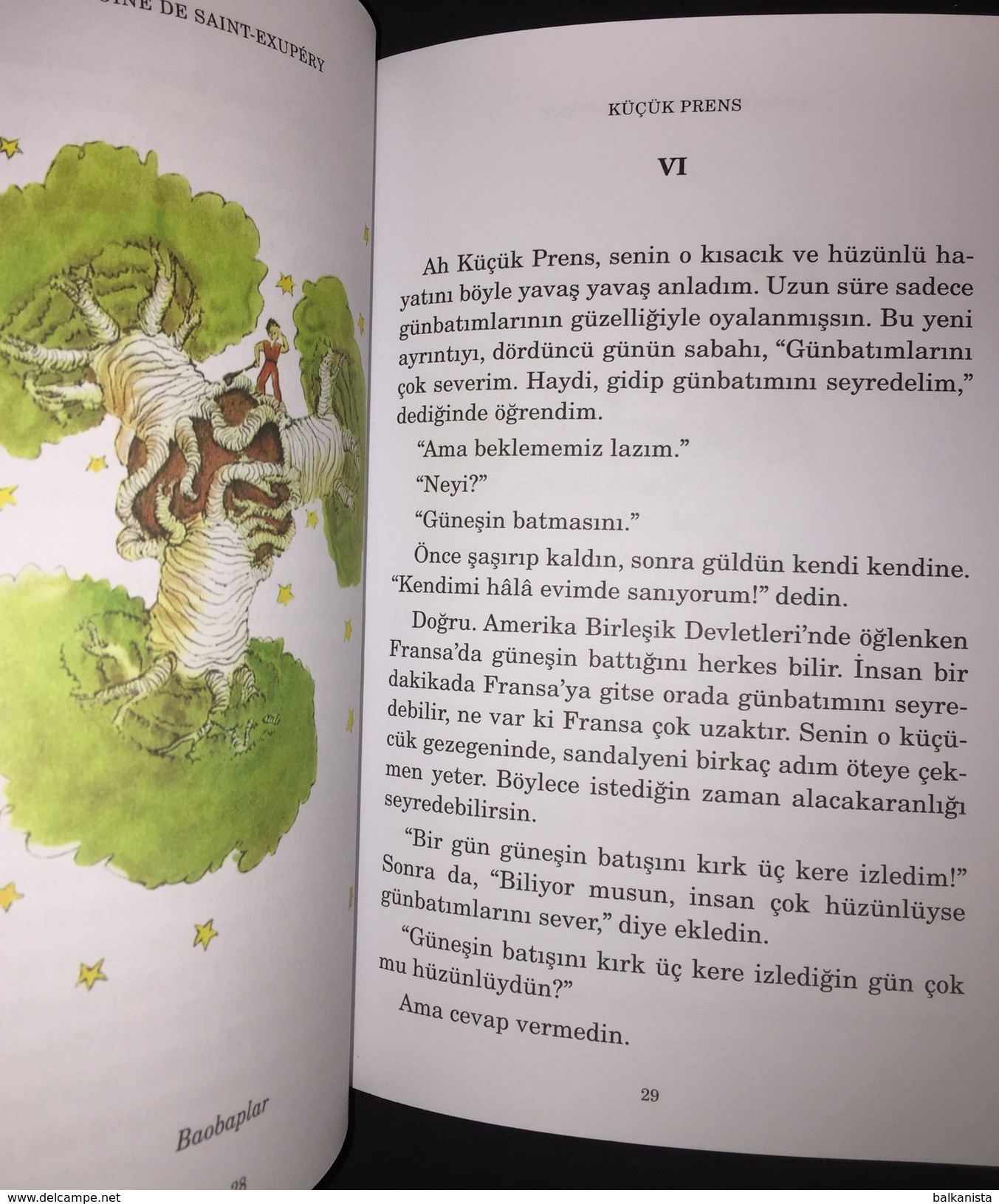 KUCUK PRENS LITTLE PRINCE COLORED Antoine De Saint Exupery TURKISH LANGUAGE - Junior