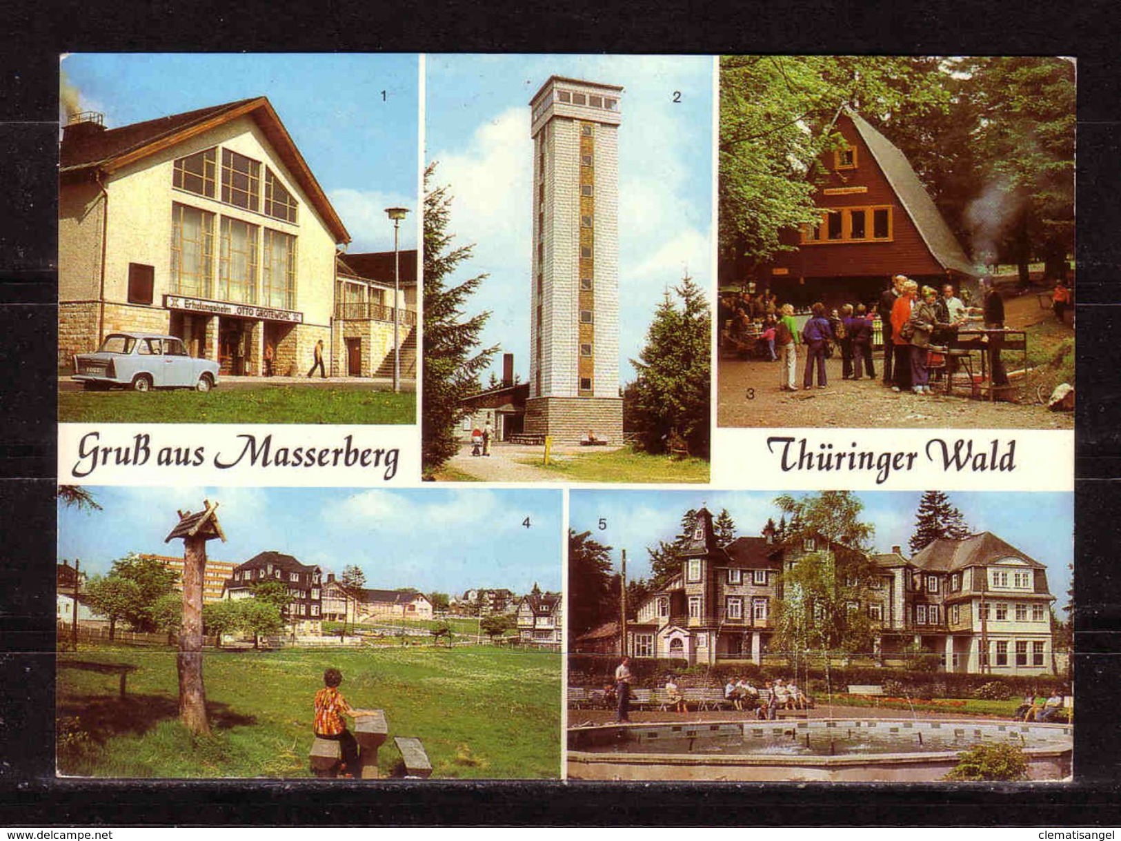 61d * GRUSS AUS MASSERBERG * THÜRINGER WALD * IN 5 ANSICHTEN *!! - Masserberg